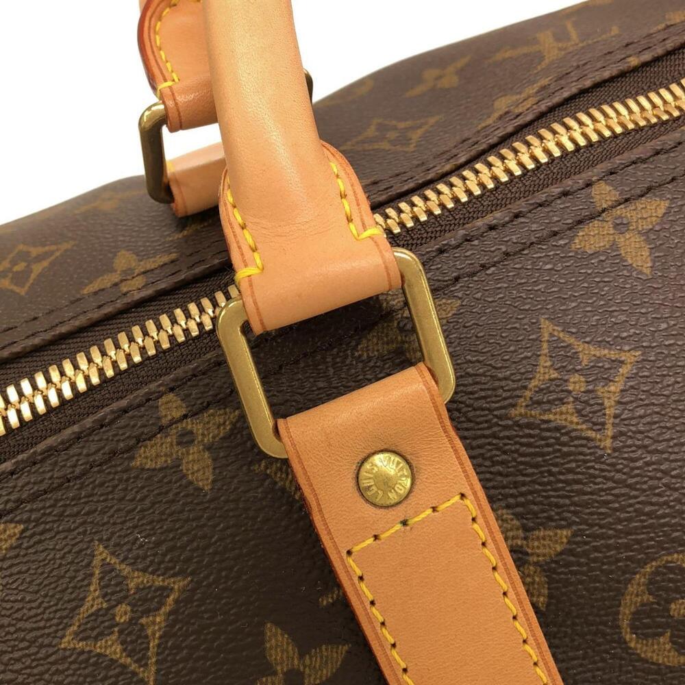 LOUIS VUITTON Brown Monogram Keepall 60 Boston Bag - Picture 7 of 10